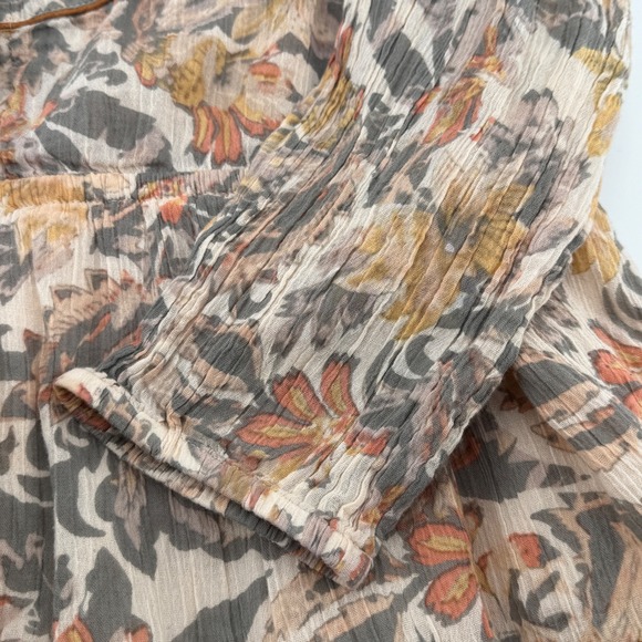 SHYANNE Country Wear It Mean It Floral Tiered Midi Dress XL Tan Western - Picture 5 of 7